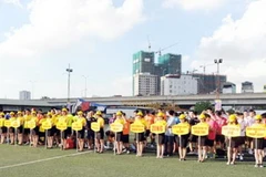 Toàn cảnh lễ khai mạc giải đấu. (Ảnh: Ban tổ chức cung cấp)