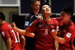 Futsal Việt Nam chiến thắng với điểm nhấn là sự hiệu quả của hàng tấn công. (Ảnh: Getty)