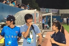 Tuấn Anh kịp về Nhật Bản nhưng không được ra sân. (Ảnh: J-League Official Facebook)