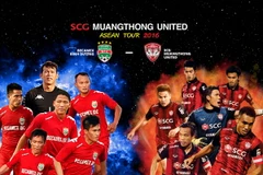 Cuộc đối đầu giữa MuangThong United và Bình Dương quy tụ những ngôi sao hàng đầu của cả hai nền bóng đá. (Ảnh: Ban tổ chức)