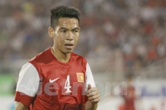 Văn Thiết là thành viên của lứa U19 Việt Nam 2013 cùng Công Phượng, Xuân Trường, Tuấn Anh. (Ảnh: Minh Chiến/Vietnam+)