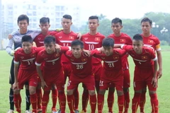 U16 Việt Nam đang gây ấn tượng mạnh với thắng lợi 3-0 trước U16 Australia. (Ảnh: Minh Chiến/Vietnam+)