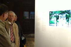 Triển lãm tựa như một cuộn tranh dẫn dắt người xem du ký ngược thời gian trở về với quá khứ cách đây hơn sáu thế kỷ. (Ảnh: Minh Thu/Vietnam+)