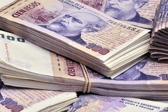 Đồng tiền của Argentina.(Nguồn: Bloomberg)