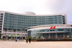 Bệnh viện ung bướu Đà Nẵng. (Ảnh: Lê Lâm/TTXVN)