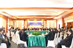 Một hội thảo hợp tác thúc đẩy tam giác phát triển CLV. (Ảnh minh họa. Phạm Kiên/TTXVN)