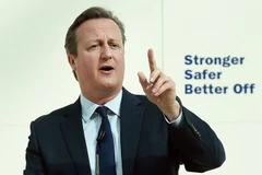 Thủ tướng Anh David Cameron. (Nguồn: EPA/TTXVN)