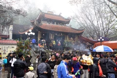 Đền Bà chúc kho. (Ảnh: Quý Trung/TTXVN)