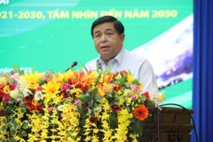 Bộ trưởng Bộ Kế hoạch và Đầu tư Nguyễn Chí Dũng, Uỷ viên Trung ương Đảng, Phó Chủ tịch Hội đồng điều phối vùng Tây Nguyên. (Ảnh: Vietnam+)