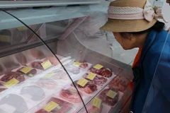 Cơ quan Thuế đang tiếp tục triển khai Chương trình “Hoá đơn may mắn," theo đó người tiêu dùng sẽ có cơ hội trúng thưởng khi lấy hoá đơn. (Ảnh: Vietnam+)