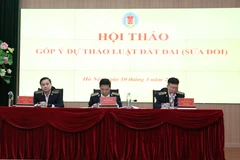  Hội thảo “Góp ý Dự thảo Luật Đất đai (sửa đổi),” ngày 10/3. (Ảnh: Vietnam+)