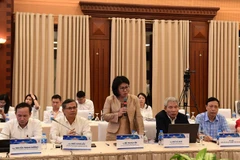 Diễn đàn “Nâng cao năng lực cạnh tranh cho doanh nghiệp trong nền kinh tế số,” ngày 25/10. (Ảnh: Vietnam+)