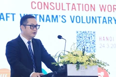 Ông Lê Việt Anh, Vụ trưởng Vụ Khoa học, Giáo dục, Tài nguyên và Môi trường, Bộ Kế hoạch và Đầu tư. (Ảnh: CTV/Vietnam+)