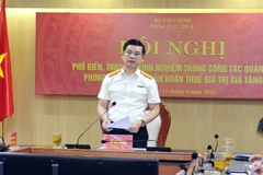 Phó Tổng cục trưởng Tổng cục Thuế Vũ Chí Hùng. (Ảnh: TCT/Vietnam+)