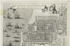 Tranh vẽ thương điếm Hà Lan ở Batavia. (Nguồn: JHNA.org)