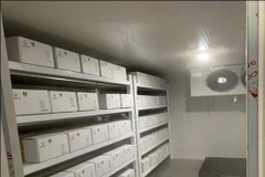 Vaccine được bảo quản trong kho lạnh tại Viện Vệ sinh Dịch tễ Trung ương. (Nguồn: Bộ Y tế)