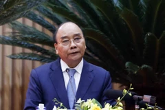 Chủ tịch nước Nguyễn Xuân Phúc phát biểu chỉ đạo. (Ảnh: Thống Nhất/TTXVN)