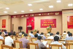 Hội nghị Tỉnh ủy Quảng Ngãi nhằm xem xét, thi hành kỷ luật Đảng đối với 2 đảng viên thuộc diện Ban Thường vụ Tỉnh ủy quản lý. (Nguồn: Đài Phát thanh và Truyền hình Quảng Ngãi)