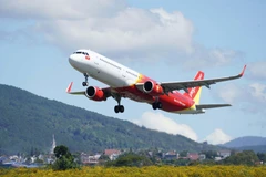 Vietjet được cấp phép 5 đường bay thẳng tới đảo ngọc Phú Quốc. (Ảnh: CTV/Vietnam+)