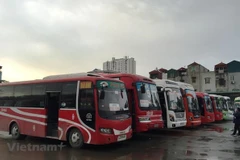Bộ Giao thông Vận tải đã ban hành hướng dẫn tạm thời tổ chức hoạt động vận tải hành khách của 5 lĩnh vực. (Ảnh: Việt Hùng/Vietnam+) 