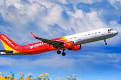 Vietjet là một trong số ít hãng hàng không trên thế giới có lợi nhuận trong năm 2020. (Ảnh: CTV/Vietnam+)