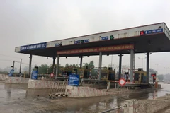 Trạm thu phí dự án BOT Quốc lộ 2 đoạn Nội Bài-Vĩnh Yên. (Ảnh: Việt Hùng/Vietnam+)