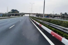 Một đoạn tuyến cao tốc đã được hoàn thành và đưa vào khai thác. (Ảnh: Việt Hùng/Vietnam+)