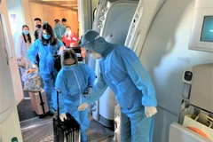 Ngành hàng không sẽ tổ chức các chuyến bay đưa người dân từ Thành phố Hồ Chí Minh và các tỉnh phía Nam về địa phương. (Ảnh: CTV/Vietnam+)