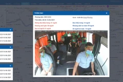 Giải pháp di chuyển an toàn của Công ty Bình Anh để hỗ trợ phòng dịch COVID-19 trên các phương tiện giao thông. (Ảnh chụp màn hình)