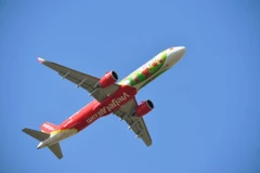 Máy bay của hãng hàng không Vietjet Air. (Ảnh: CTV/Vietnam+)