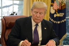 Tổng thống Mỹ Donald Trump. (Nguồn: UPI-YONHAP/ TTXVN)