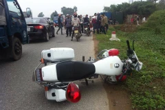 Chiến sỹ Cảnh sát giao thông hy sinh trên đường làm nhiệm vụ 