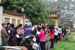 Chưa khẳng định 4 thanh gỗ ở đình Cựu Quán là gỗ sưa 