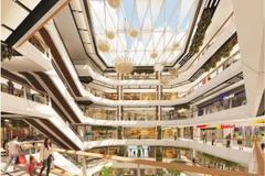 Vincom Mega Mall Grand Park đang hoàn thiện những khâu cuối cùng để đón khách từ tháng Tư tới.