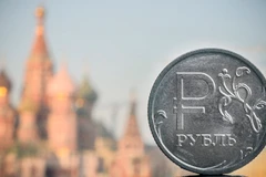 Đồng ruble của Nga. (Ảnh: AFP/TTXVN)