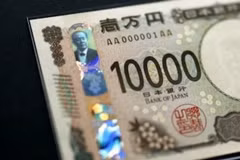 Đồng tiền mệnh giá 10.000 yen mới của Nhật Bản. (Ảnh: Kyodo/TTXVN)