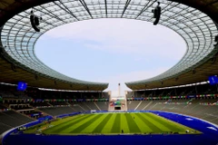 Cận cảnh sân vận động Olympic Berlin. (Ảnh: Vietnam+)