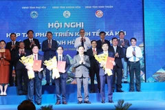 Ba tỉnh Khánh Hòa, Phú Yên và Ninh Thuận cùng hợp tác phát triển kinh tế-xã hội. (Ảnh: Đặng Tuấn/TTXVN)