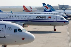 Hiện số lượng chuyến bay quốc tế đến và đi từ Trung Quốc đang ở mức 4.600 chuyến/tuần. (Nguồn: NBC News)