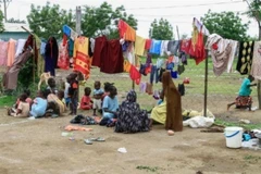 Người dân tại trại tị nạn ở bang Gedaref, miền Đông Sudan ngày 13/7/2024. (Ảnh: Getty Images/TTXVN)