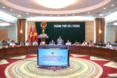 Toàn cảnh buổi làm việc. (Ảnh: Hoàng Ngọc/TTXVN)