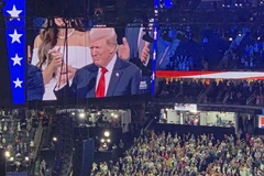 Đại hội toàn quốc đảng Cộng hòa của Mỹ, diễn ra ở thành phố Milwaukee, bang Wisconsin, đã thông qua Cương lĩnh năm 2024. (Ảnh: Kyodo/TTXVN)