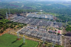 Trạm biến áp 500kV Pleiku 2. (Ảnh: Huy Hùng/TTXVN)