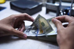 Đồng tiền mệnh giá 100USD. (Ảnh: THX/TTXVN)