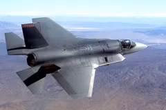 Một chiếc F-35 Lightning Joint Strike Fighter. (Nguồn: ABC)