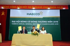 Ngày 25/4, Đại hội cổ đông HABECO đã diễn ra tại trụ sở Tổng công ty. (Ảnh: Đức Duy/Vietnam+)