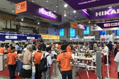HaiNoiTex thu hút 179 công ty đến từ 15 quốc gia và vùng lãnh thổ. (Ảnh: Đức Duy/Vietnam+)