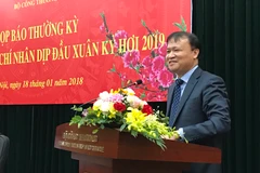 Thứ trưởng Bộ Công Thương Đỗ Thắng Hải phát biểu tại buổi họp báo ngày 18/1. (Ảnh: Đức Duy/Vietnam+)