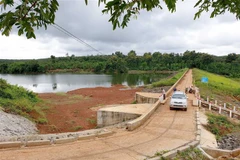 Công trình thủy lợi Hồ số 3 (xã Đắk Ngo, huyện Tuy Đức, tỉnh Đắk Nông). (Ảnh: Hưng Thịnh/TTXVN)
