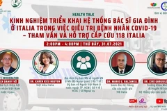 Tọa đàm trực tuyến với chủ đề 'Kinh nghiệm triển khai hệ thống bác sỹ gia đình ở Italy trong việc điều trị bệnh nhân COVID-19 - Tham vấn và hỗ trợ cấp cứu 118 Italy' sẽ diễn ra ngày 31/7. (Ảnh: dantri.com.vn)
